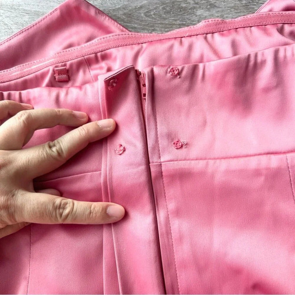 NWT RW&CO Pink Satin Evening Dress - Picture 14 of 15